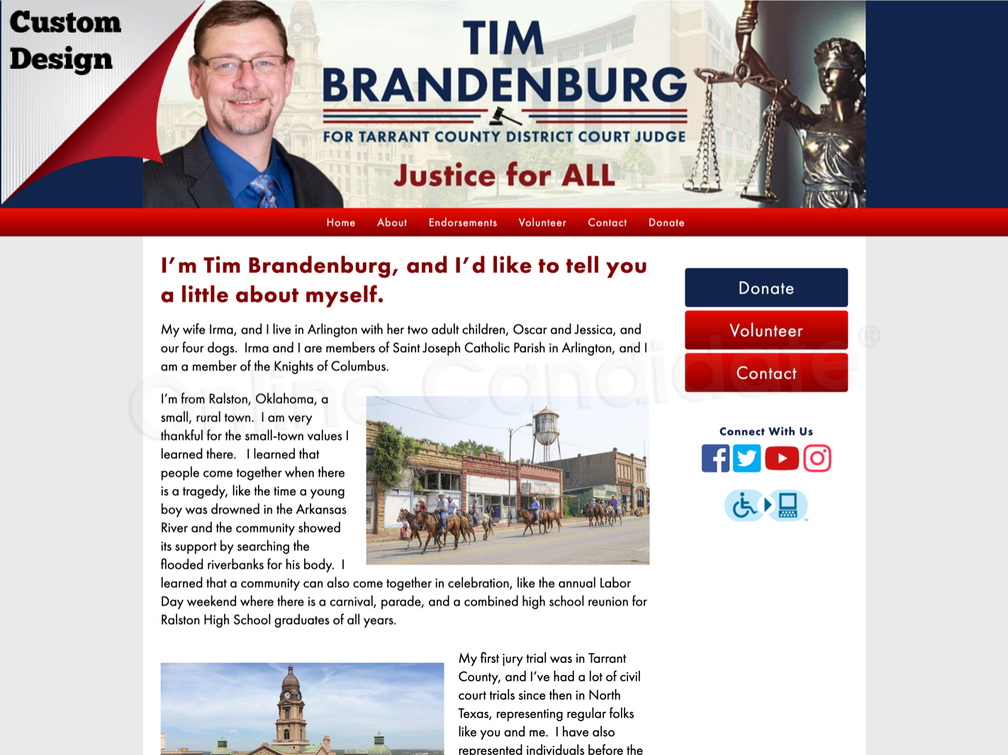Tim Brandenburg for Tarrant County District Court Judge