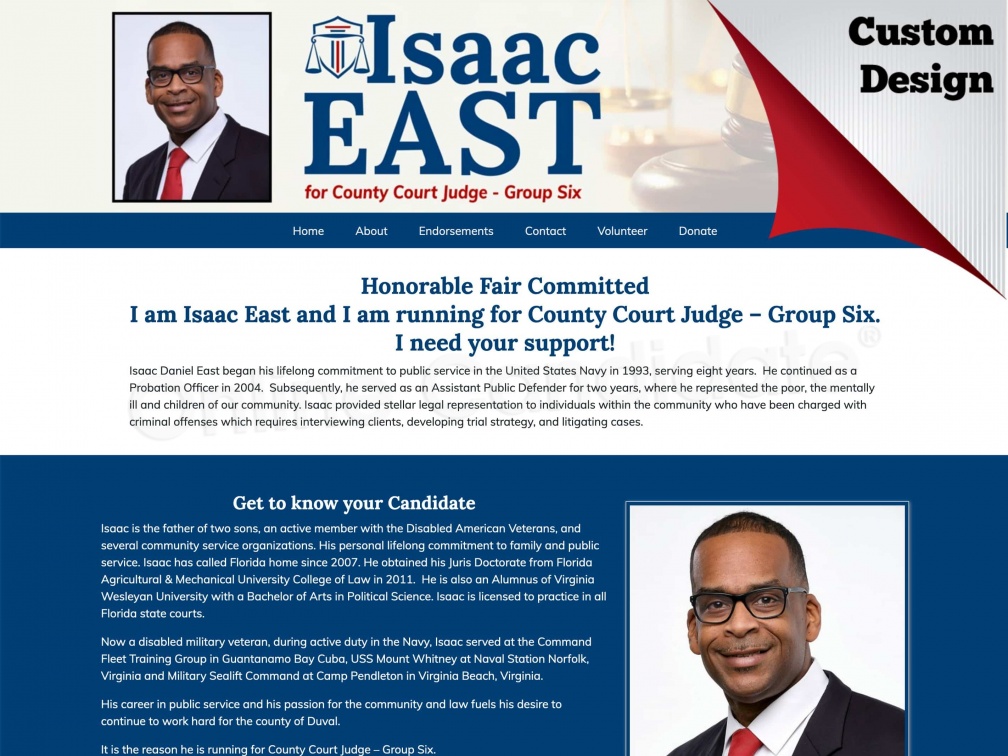 Isaac East for County Judge, Group Six