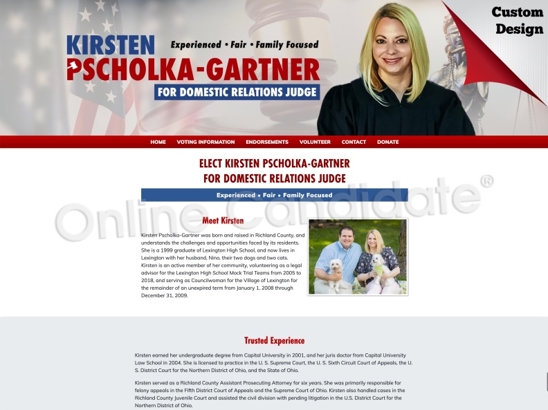  Kirsten Pscholka-Gartner for Domestic Relations Judge