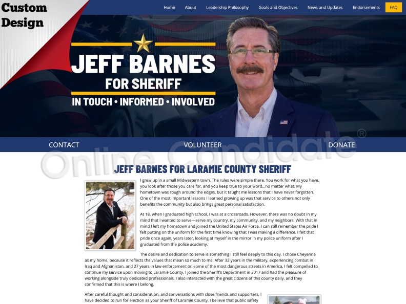 Jeff Barnes for Laramie County Sheriff