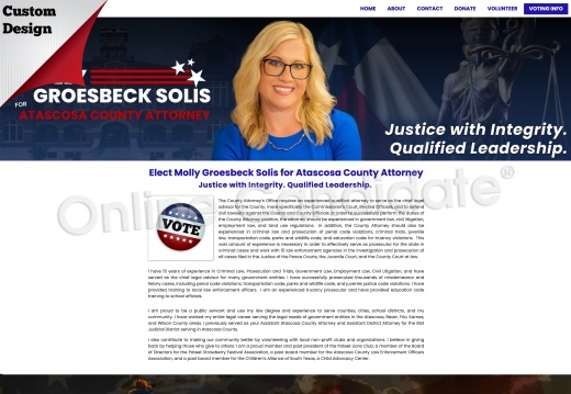 Molly Groesbeck Solis for Atascosa County Attorney