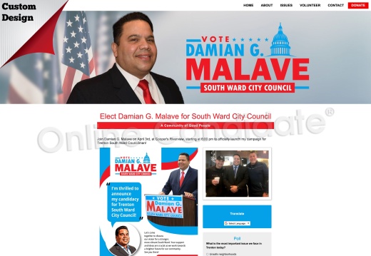 Damian G. Malave for South Ward City Council