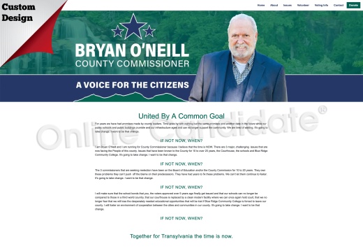 Bryan O'Neill for Transylvania County Commissioner