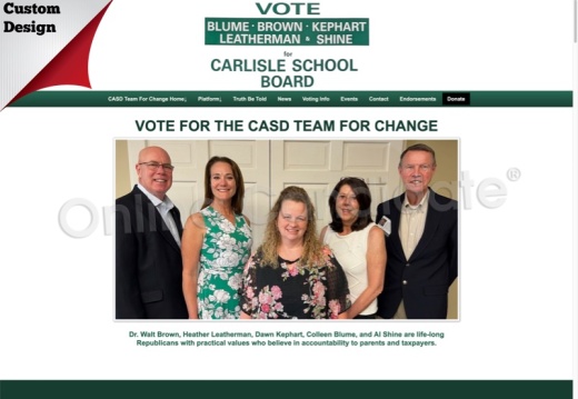 Slate Camapign - Board of Election Website
