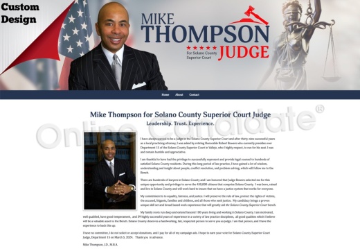 Mike Thompson for Solano County Superior Court Judge