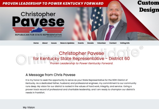 Christopher Pavese for Kentucky State Representative - District 60