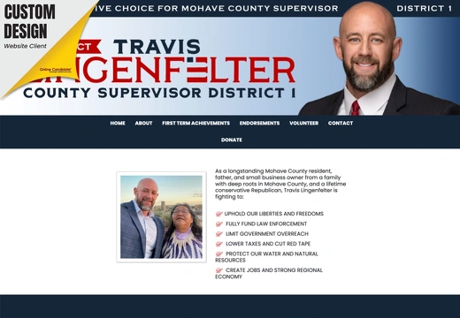 Travis Lingenfelter  Mohave County District 1 Supervisor