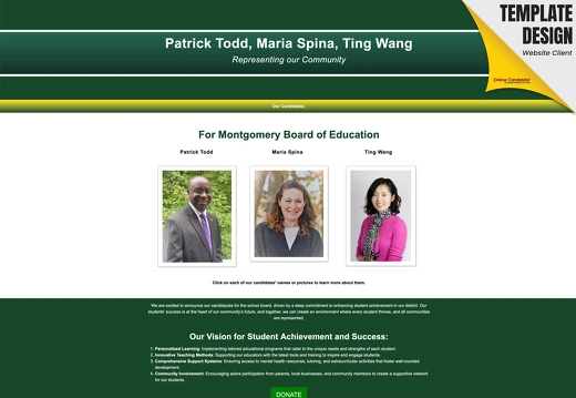 Todd, Spina, Wang for Montgomery Township Board of Education