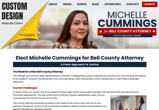 Michelle Cummings for Bell County Attorney