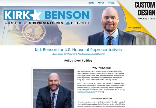 Kirk Benson for U.S. House of Representatives