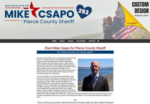  Mike Csapo for Pierce County Sheriff