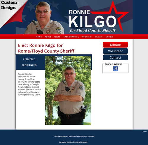 Ronnie Kilgo for Rome:Floyd County Sheriff.jpg